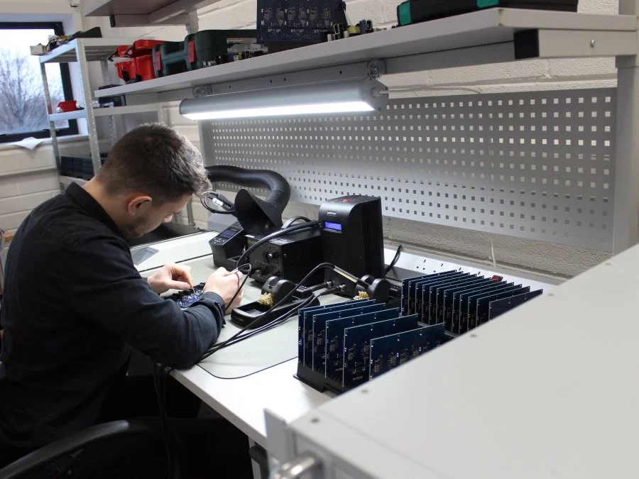 Inside the EGRTECH Electronics Workshop